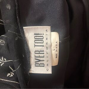 Byer Too! Vintage Black Mini Dress